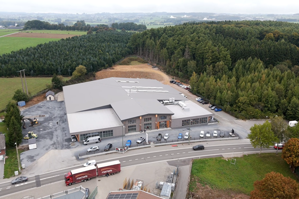 Hoch effizientes Heiz- und Energiekonzept für die neue 5.200 m² große Halle der Bäckerei Fonk